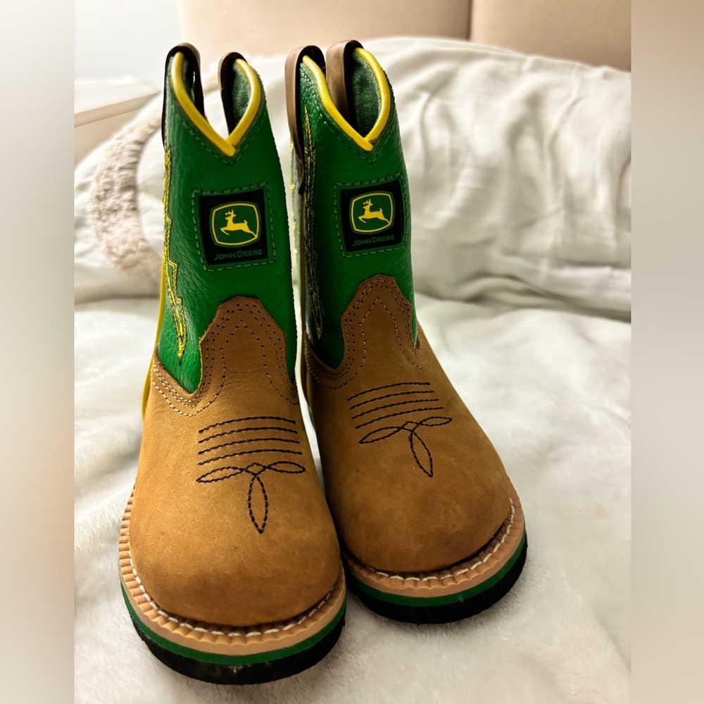 Toddler John Deere boots cowboy western baby